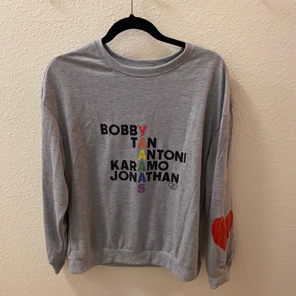 Queer eye crew neck